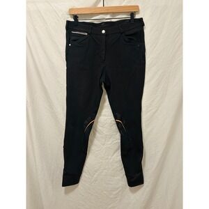 Schockemohle Sports Knee Grip Riding Breeches Black Women's Size 30R